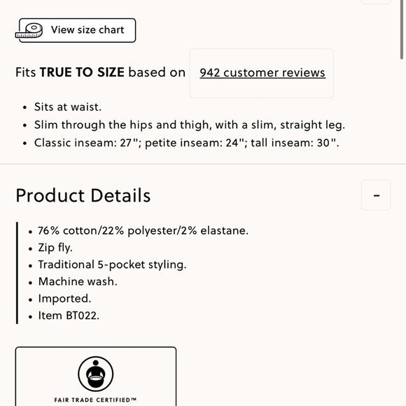 J.Crew Essential straight jean in all-day stretch - Picture 2 of 4